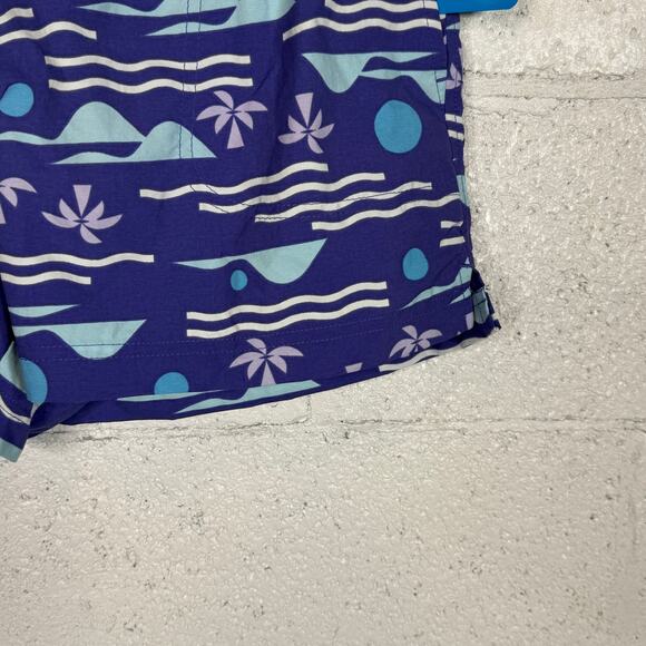 Columbia Women's Sandy River II Printed Mid-Rise Shorts - Purple Lotus LARGE - Picture 2 of 7